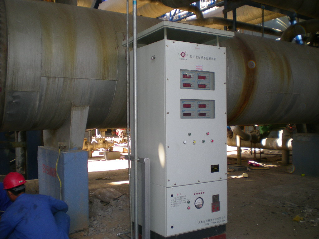 齐鲁石化烯烃厂EA-501冷却器超声波防除垢项目